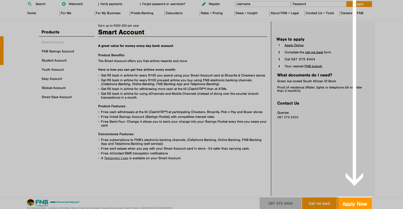 How to apply for a Smart Account How To Demos FNB